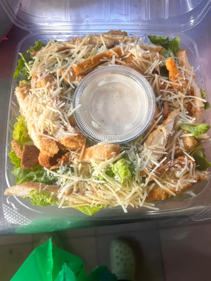 Chicken Caesar salad